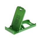 Подставка для телефона LuazON, складная, регулируемая высота, зелёная - фото 51535052