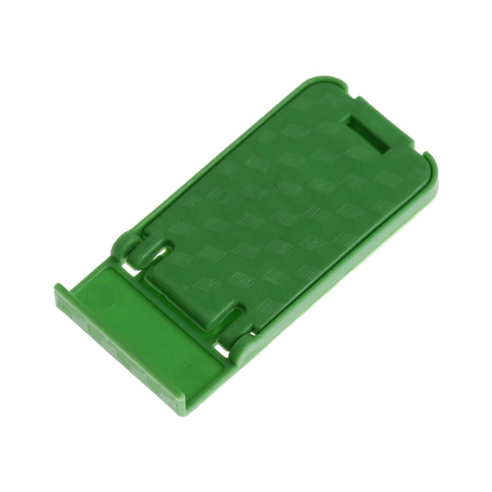 Подставка для телефона LuazON, складная, регулируемая высота, зелёная