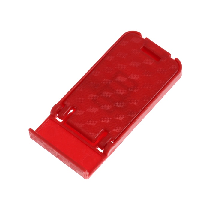 Подставка для телефона LuazON, складная, регулируемая высота, красная - фото 51535075