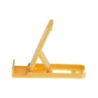 Подставка для телефона Luazon, складная, регулируемая высота, жёлтая - Фото 4