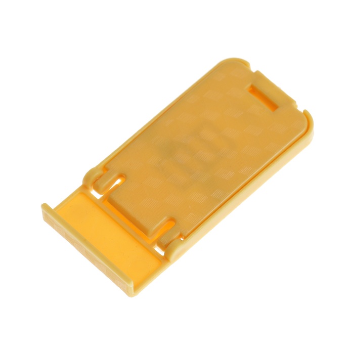 Подставка для телефона LuazON, складная, регулируемая высота, желтая - фото 51535084