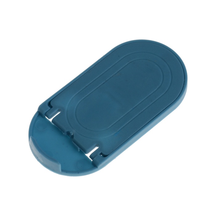 Подставка для телефона LuazON, складная, овальная, регулируемая высота, голубая - фото 51535111