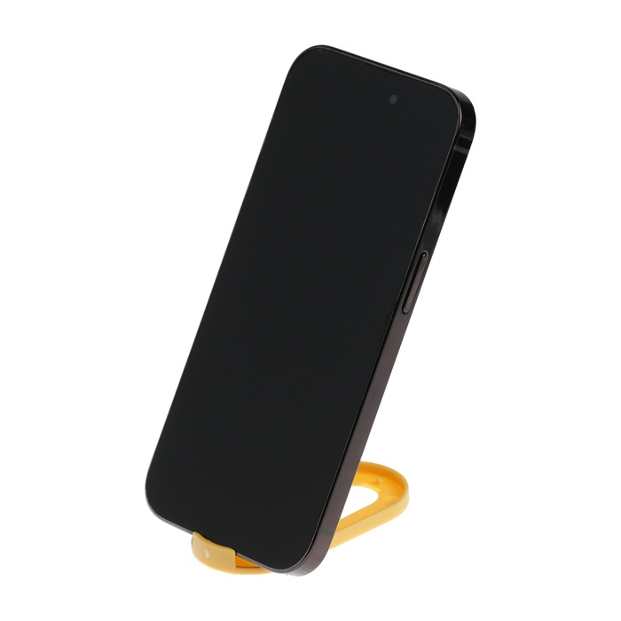 Подставка для телефона LuazON, складная, овальная, регулируемая высота, желтая