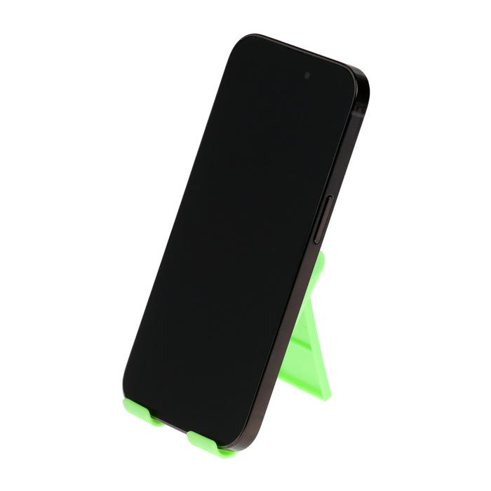 Подставка для телефона LuazON, складная, регулируемая, зелёная - фото 51539314