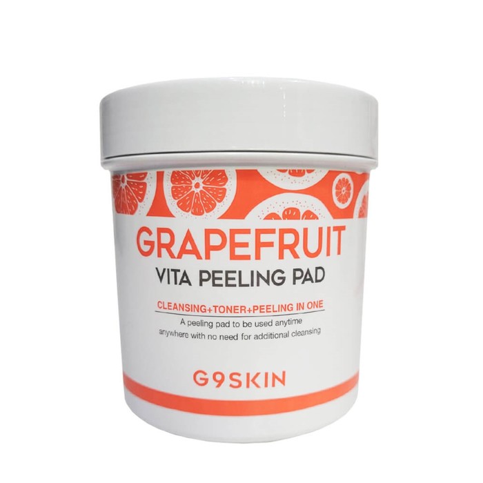 Ватные диски для очищения кожи G9SKIN Grapefruit Vita Peeling Pad