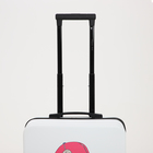 Чемодан малый 16" на молнии, цвет белый - фото 24429998