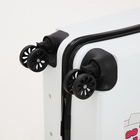 Чемодан малый 16" на молнии, цвет белый - фото 24430000