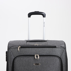 Чемодан большой 28" на молнии Goran Tomp, с расширением, кодовый замок, цвет коричневый - фото 23817571