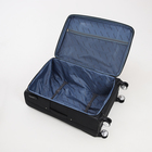 Чемодан большой 28" на молнии Goran Tomp, с расширением, кодовый замок, цвет коричневый - фото 23817574