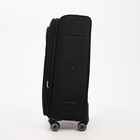 Чемодан большой 28" на молнии Goran Tomp, с расширением, кодовый замок, цвет чёрный - фото 23835261