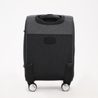 Чемодан малый 56 л (S), отдел на молнии Goran Tomp, с расширением, кодовый замок, цвет серый - фото 23835283