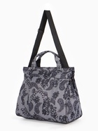 Сумка дорожная на молнии, наружный карман, длинный ремень, цвет серый - Фото 3