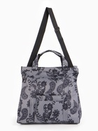 Сумка дорожная на молнии, наружный карман, длинный ремень, цвет серый - Фото 4