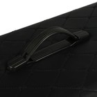 Органайзер кофр в багажник, 39 х 30 х 31 см, экокожа, черный-черный - Фото 6