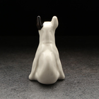 Статуэтка фарфоровая "Бультерьер", белый, 6 см - Фото 3