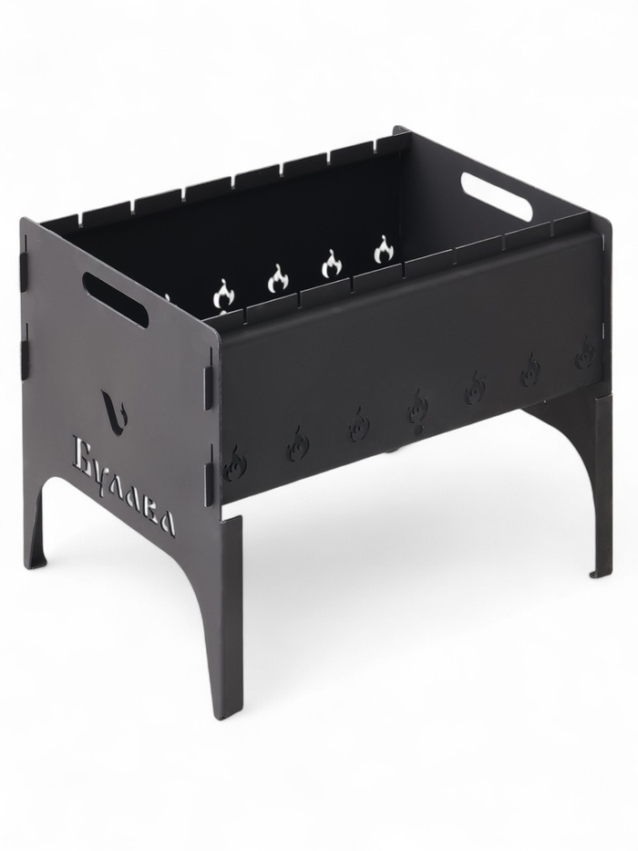 Мангал разборный «Булава» мини, 40×30×32 см, толщина металла 2 мм, с сумкой - Фото 1