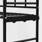 Стеллаж 3-х ярусный напольный, 43×26×93,5 см, цвет чёрный - Фото 5