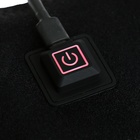 Массажёр для ног LuazON LEM-13, бандаж на колено, 3 температурных режима, АКБ, чёрный - Фото 2