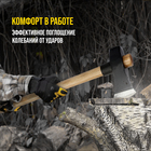 Колун-кувалда кованый ТУНДРА ПРОФИ, обратный всад, рукоятка из бука, с защитой, 2.7 кг - Фото 5