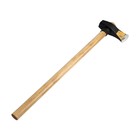 Колун-кувалда кованый ТУНДРА ПРОФИ, обратный всад, рукоятка из бука, с защитой, 2.7 кг - Фото 13