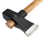 Колун-кувалда кованый ТУНДРА ПРОФИ, обратный всад, рукоятка из бука, с защитой, 3.6 кг - Фото 7