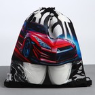 Мешок для обуви «Скорость» (с прозрачным окном) 41×30 см - Фото 4