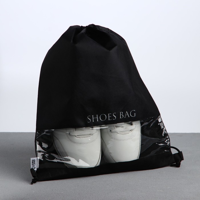 Сумка для обуви «SHOES BAG», с прозрачным окном - Фото 1