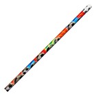 Карандаш чернографитный Calligrata «Футбол», НВ, незаточенный, с ластиком, круглый - Фото 2