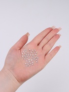 Заклёпки для декора, объёмные, 12 ячеек, голографические, цвет серебристый - Фото 7