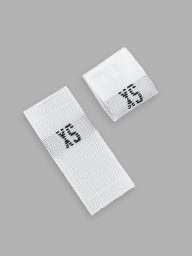 Размерники жаккардовые, XS, 12?30 мм, 100 шт., белые (комплект 2 шт)