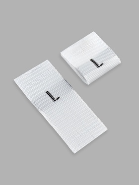 Размерники жаккардовые, L, 12?30 мм, 100 шт., белые (комплект 2 шт)