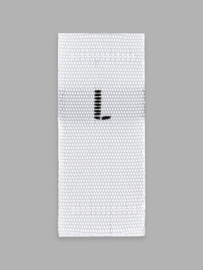 Размерники жаккардовые, L, 12×30 мм, 100 шт., белые
