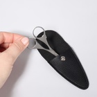 Чехол для хранения маникюрных инструментов, на кнопке, 10 × 5 × 0,8 см, цвет чёрный - фото 9335973