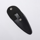 Чехол для хранения маникюрных инструментов, на кнопке, 10 × 5 × 0,8 см, цвет чёрный - фото 9335974