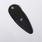 Чехол для хранения маникюрных инструментов, на кнопке, 10 × 5 × 0,8 см, цвет чёрный - фото 9335975