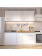 Кухонный гарнитур прямой «Зара», с столешницей, 2000×600 мм, цвет белый - Фото 4