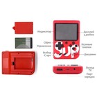 УЦЕНКА Игровая приставка 400 в 1, AV кабель, 8 бит, красная - Фото 4