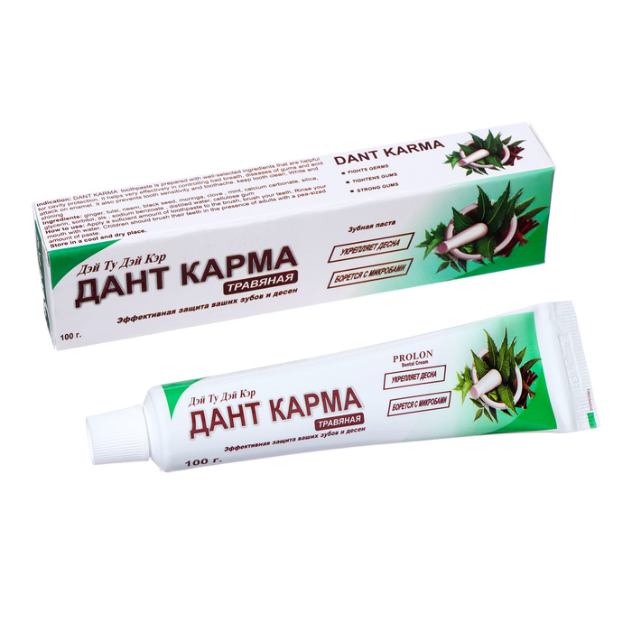 

Зубная паста Данта Карма Трявяная, 100 гр