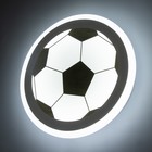 Бра "Футбольный мяч" LED 27Вт 4000К черно-белый 30х30х5см - Фото 5