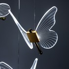 Люстра "Бабочки" 3хЕ27 40Вт LED синий 40х40х60см - Фото 6