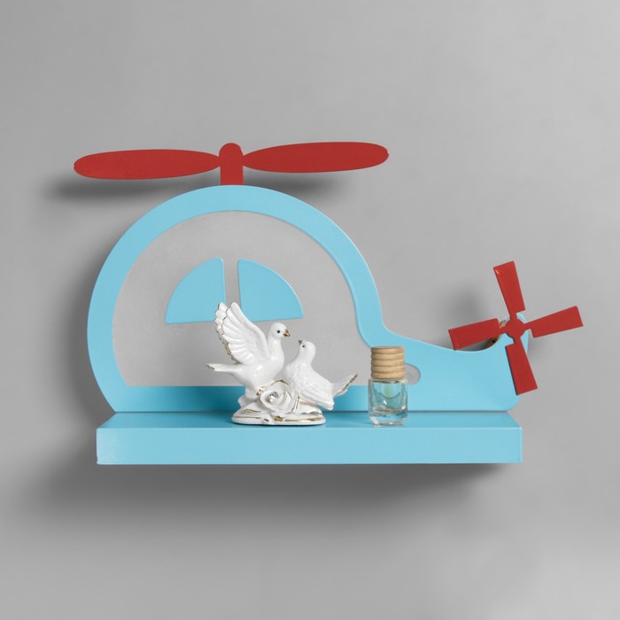 Бра «Вертолет» LED 18 Вт синий 35×25×8 см - Фото 1