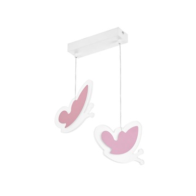 Светильник подвесной «Бабочки» LED 32 Вт розовый 35×5×60 см