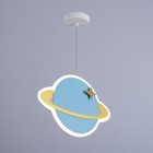 Светильник подвесной "Планета" LED 24Вт голубой 30х5х60см - Фото 2