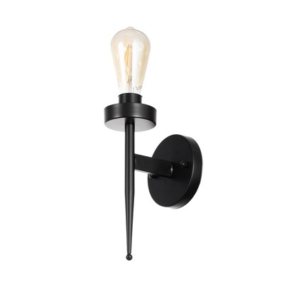 Бра «Левона» Е27 40 Вт черный 43×12×12 см