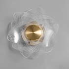 Бра "Амадеус" LED 3000К золото 20х20х10см - фото 24002011