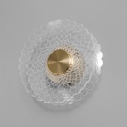 Бра "Форсика" LED 3000К золото 20х20х10см - фото 24002015