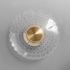 Бра "Форсика" LED 3000К золото 20х20х10см - фото 24002018