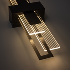Бра «Стелс» LED 3000К черный 50×12×10 см - Фото 4
