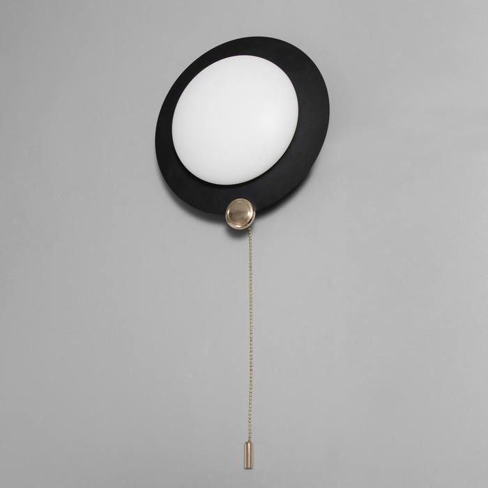 Бра «Планета» LED 3000К-6000К черный 23.5×23.5×12 см - Фото 1