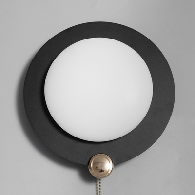 Бра «Планета» LED 3000К-6000К черный 23.5×23.5×12 см